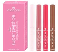 Essence Cosmetics Cosmetics the peptide glossy lip butter set ...LIKE A SUNDAY MORNING baumes à lèvres, naturel, chatoyant, translucide (1pcs)
