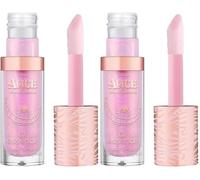 Essence Cosmetics Disney Alice in Wonderland plumping high-shine lipgloss gloss repulpeur, regonflant, brillant, chatoyant (4ml) (Lot de 2)