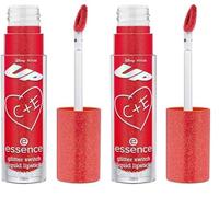 Essence Cosmetics - Essence Disney Pixar Up Glitter Switch Liquid Lipstick Rouge à Lèvres Liquide, Séchage Rapide, Chatoyant, Scintillant 4 ml (Lot de 2)