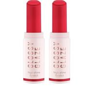 Essence Cosmetics essence GLOSSY GLAZE high shine lipstick rouge à lèvres, hautement pigmenté, intense en couleurs (1.9g) (Lot de 2)