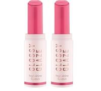 Essence Cosmetics essence GLOSSY GLAZE high shine lipstick rouge à lèvres, hautement pigmenté, intense en couleurs (1.9g) (Lot de 2)
