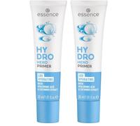 Essence Cosmetics HYDRO HERO PRIMER, humidifiant - hydratant, longue durée, polissant, naturel (30ml) (Lot de 2)