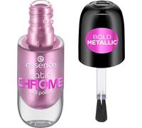 Essence Cosmetics Satin Chrome Nail Polish Vernis à Ongles, Couvrant, Résultat Rapide, Hautement Pigmenté, Métallique 8 ml