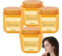 Essence d'acides aminés de luxe, crème nourrissante protéinée pour les cheveux bouclés, traitement de lissage des cheveux aux acides aminés (4 pièces)