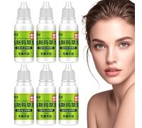 Essence d'extrait d'herbe Usma 10 ml, 6 pièces liquide nourrissant pour la croissance des cils pour cheveux, cils et sourcils