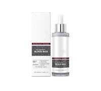 Essence éclaircissante pour le visage au riz noir, solution exfoliante à double effet en ampoule de riz, hydratation du visage, rétrécissement des pores, peau lisse et délicate