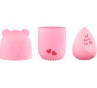essence Étui et éponge à maquillage Care Bears, application facile 1pcs