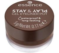 Essence - Eyeliner Gel Pot Stay & Play - 02 Brown