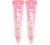 essence feelin' comfy peptide lipgloss, protecteur, naturel (15ml) (Lot de 2)
