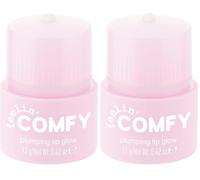 essence feelin' comfy plumping lip glow baume à lèvres, protecteur, chatoyant (12g) (Lot de 2)
