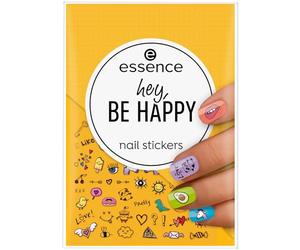 ESSENCE Hey, Be Happy Stickers De Uñas pour adultes, avec format pratique, solution polyvalente