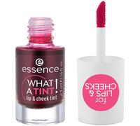 Essence WHAT A TINT! Blush liquide et brillant à lèvres – Teinte 01 Kiss From A Rose, 4,9 ml