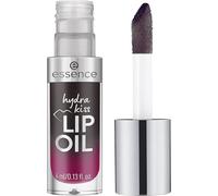 Essence Hydra Kiss LIP OIL, brillant à lèvres, n° 05, noir, hydratant, nourrissant, avec huiles, brillant, végétalien, sans parabène, sans particules de microplastique, sans nanoparticules, lot de 1