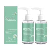 Essence hydratante pour le corps à l'acide hyaluronique : un soin qui laisse la peau douce et hydratée. Sa texture légère pénètre rapidement et convient aux peaux sèches.