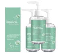 Essence hydratante pour le corps à l'acide hyaluronique : un soin qui laisse la peau douce et hydratée. Sa texture légère pénètre rapidement et convient aux peaux sèches.