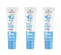 essence HYDRO HERO PRIMER, blanc, hydratant, durable, lissant, naturel, végétalien, sans huile, sans alcool, sans paraben, lot de 3 (3 x 30 ml)