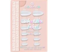 Essence Cosmetics Kit de Manucure What The Fake! Press-On Nails, Longue Durée, Fixant, Séchage Rapide, Brillant, Chatoyant (28Pcs)