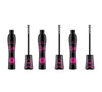 Essence Lash Princess Lot de 3 mascaras pour cheveux bouclés et volume Noir Effet volumisant et dynamique Résultat immédiat Intense Végétalien Sans particules de microplastique Sans nanoparticules