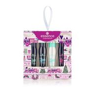 essence Lash Princess Mascara Holiday Gift Set de 4 mascaras en 1 lot | Effet faux cils, imperméable, boucles et volume | Cadeau de vacances pour les amateurs de beauté | Végétalien et sans cruelty