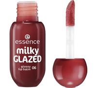 essence milky GLAZED baume à lèvres teinté brillance teinte 06 Cherry on Top 4 ml