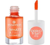 essence WHAT A TINT! blush liquide et brillant à lèvres teinte 03 Peachy Vibes 4.9 ml