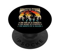 Essence Magique de Femme Verseau, sans Peur et Libre d'esprit PopSockets PopGrip Adhésif
