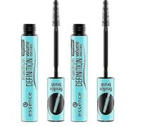Essence - Mascara Volume Maximum Définition Waterproof - Noir (Lot de 2)
