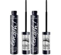essence mascara what the length! extreme lengthening mascara black - 10 ml (Lot de 2)