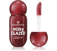 essence milky GLAZED baume à lèvres teinté brillance teinte 06 Cherry on Top 4 ml