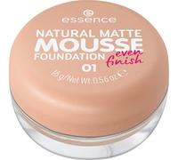 essence NATURAL MATTE MOUSSE FOUNDATION fond de teint, matifiant, couvrant, résultat rapide, mat (16g)