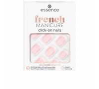 essence Ongles artificiels French Manicure Click-On 01 Classic French, 12 pces