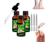 Essence pour ongles au gingembre avec fortifiant et huile pour cuticules - Soin de croissance pour les ongles abîmés et faibles - Durcisseur extra fort et adoucissant pour ongles épais (3 bouteilles)