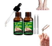 Essence pour ongles au gingembre avec fortifiant et huile pour cuticules - Soin de croissance pour les ongles abîmés et faibles - Durcisseur extra fort et adoucissant pour ongles épais (2 bouteilles)