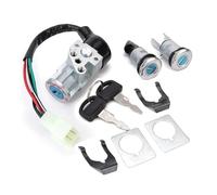 Essence réservoir Marche arrêt Lot De 2 Serrures Contacteur D'allumage Moto pour CH80 Elite 1985-2007 Interrupteur Réservoir Carburant Robinet Carburant Moto