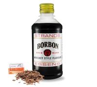 Essence Saveur Borbon Whisky Style 250ml + 20g Copeaux de Chêne Français - Extrait Sans Alcool pour Vodka