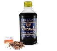 Essence Saveur Mild Brandy Style 250ml + 20g Copeaux de Chêne Français - Extrait Sans Alcool pour Vodka