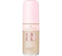essence Silky Blur Hydrating Longwear Foundation 155, moyenne claire aux sous-tons chauds, couvrance moyenne, extrait de figue de Barbarie, 30 ml