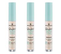 essence Skin Lovin' SENSITIVE CONCEALER Lot de 3 correcteurs de teint sans odeur ni alcool ni silicone N° 05 Fair, nude, peau, végétalien, sans huile 3 x 3,5 ml