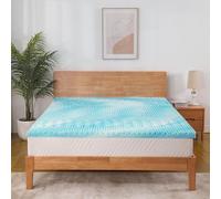 ESSENCE SLEEP Surmatelas 180 x 200 cm en Mousse Confortable - Hauteur 6 cm - 7 Zones - Ergonomique - Coupe Coquille d'œuf - sans Housse - Certifié CertiPUR - 180 x 200 cm