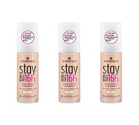 Essence Stay All Day Fond de teint longue durée 16h - Anti-taches - Imperméable - Crème douce n°15 - Nude - Longue durée - Mat - Végétalien - Sans huile - Imperméable - Lot de 3 (3 x 30 ml)