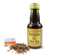 Essence Style Dry Gin Anglais 25ml - Sans Alcool - Prépare 0,75L - Avec Copeaux De Chêne Français 20g