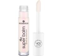essence the SUPER BALM Glossy lip treatment Baume à lèvres n° 01 transparent, hydratant, végétalien, sans conservateur, sans paraben, sans particules de microplastique, 1 paquet (5 ml)