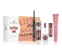 essence toffee talk brown lip set Coffret cadeau lèvres 01 Pout Au Chocolat