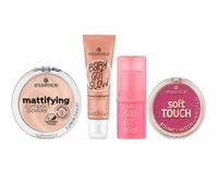 Essence - Trousse Joues & Teint Éclat - Blush 20 + Stick Joues 10 + Highlighter 30 + Poudre 11