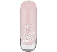 essence Vernis à ongles gel n° 25 powder ROOM PARTY, nude, résultat express, durable, couleur intense, lisse, brillant, sans acétone, végétalien, sans particules de microplastiques (8 ml)