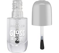 Essence Vernis à Ongles Gel 01 Gloss 'N' Roll – Blanc laiteux transparent – Tenue 10 jours – 8 ml