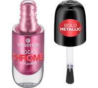 Essence Cosmetics Satin Chrome Nail Polish Vernis à Ongles, Couvrant, Résultat Rapide, Hautement Pigmenté, Métallique 8 ml