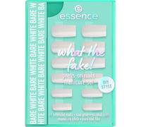essence what the fake! PRESS-ON NAILS coffret manucure, longue durée, fixant, séchage rapide, naturel, brillant (28pcs)