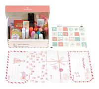 essence x-mas mail Calendrier de l'Avent 2023, n° 02-24, surprises de beauté, sans acétone et sans parabène, cadeau pour les amateurs de beauté, à remplir soi-même, 1 pièce