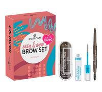 Essence Yeux Sourcils Coffret cadeau WOW What a Brow Pen Waterproof 03 Dark Brown 0,20 g + Lash & Brow Gel Mascara 9 ml + Brow Powder Set 02 Dark & Deep 2,30 g 1 Stk.